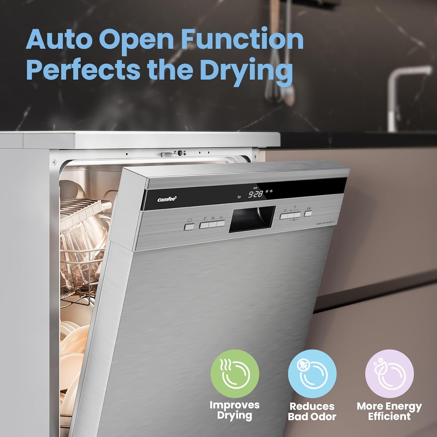 Smart cycles, properly dried dishes